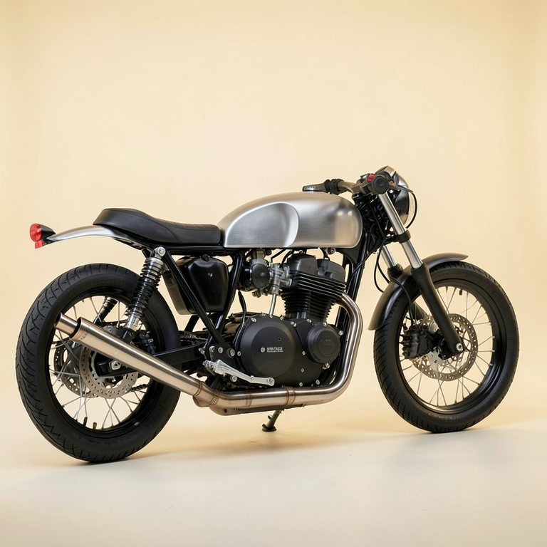 Classic motorcycles displayed together